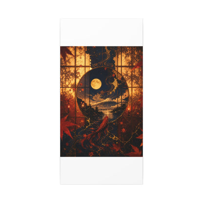 Beautiful Shoji Screen Canvas Art - Gold Vein Kintsugi
