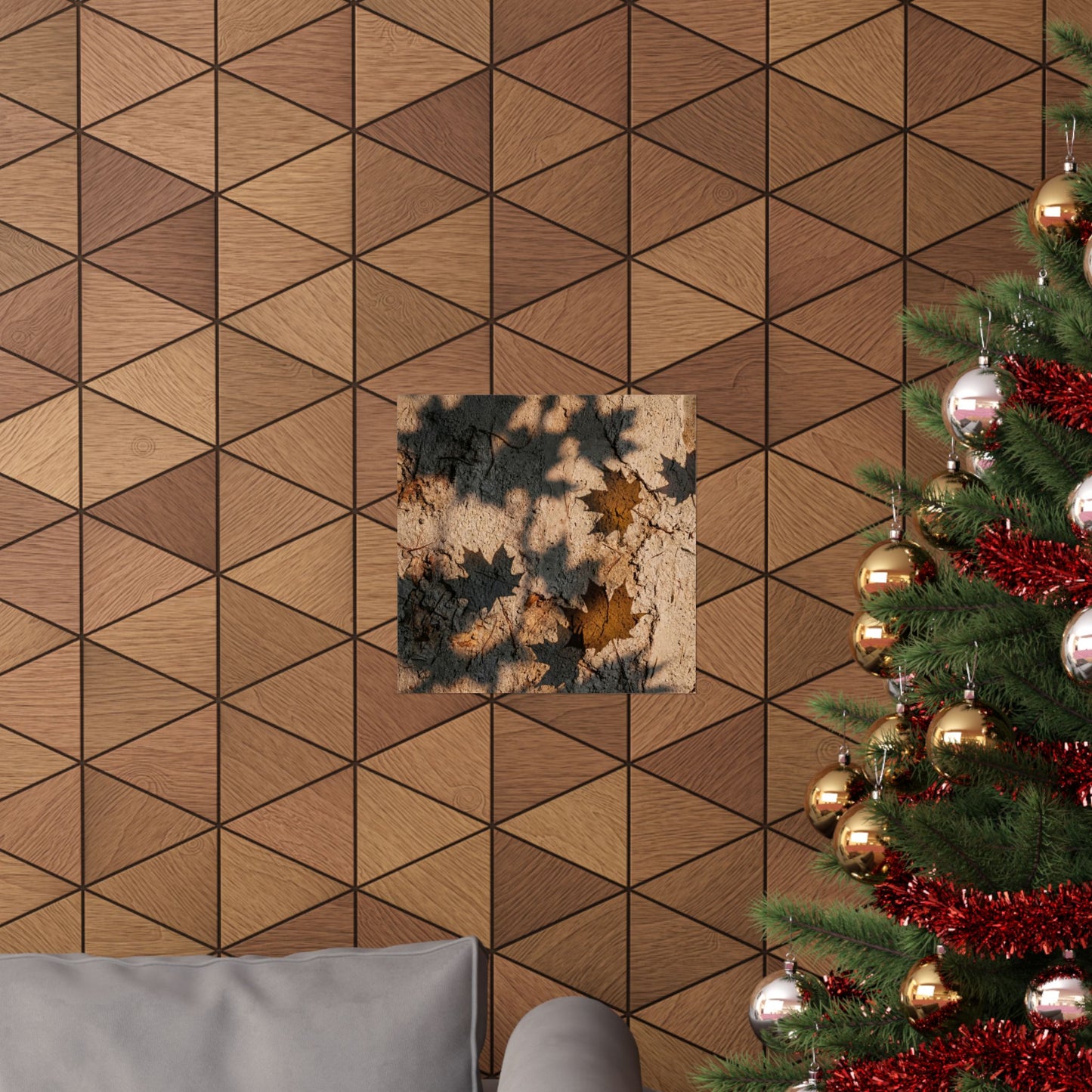 Shadow Play Texture Wall Art Print | Cozy Japandi Art
