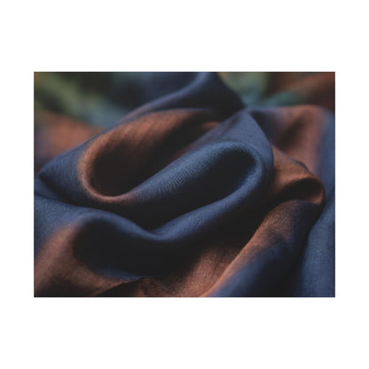 Summer Silk Drape Shadow Zen Canvas Art | Sophisticated Decor