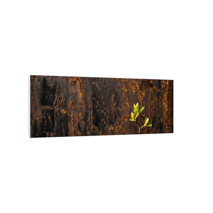 Golden Hour Rust Patina Canvas Art - Dark Japandi Fukinsei