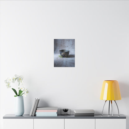 Ceramic Bowl Spring Canvas Art | Japandi Warm Design
