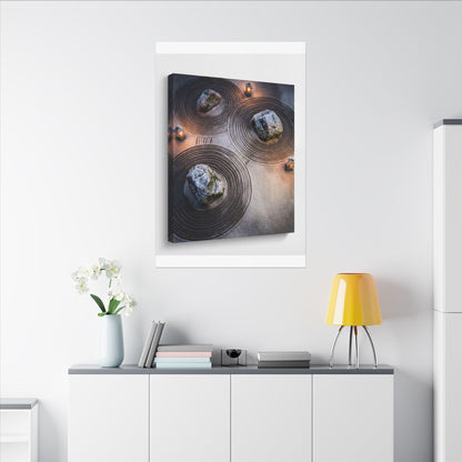 Candlelight Rock Garden Canvas Art - Japandi Ma