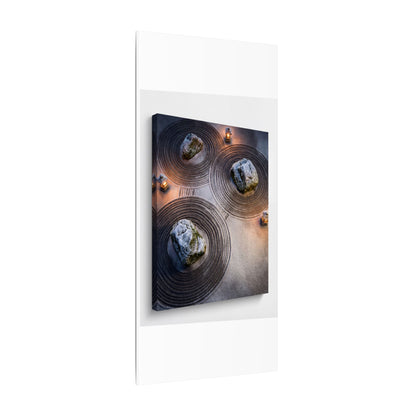 Candlelight Rock Garden Canvas Art - Japandi Ma