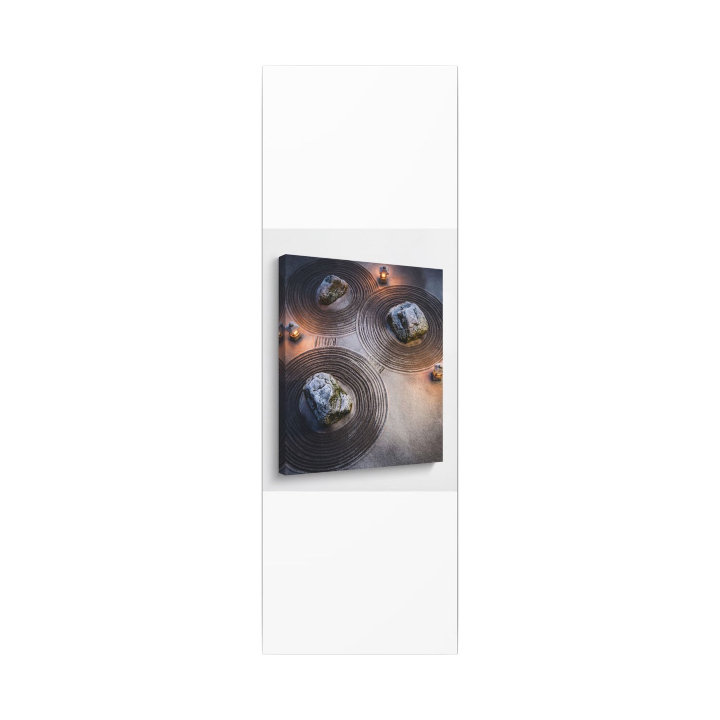 Candlelight Rock Garden Canvas Art - Japandi Ma