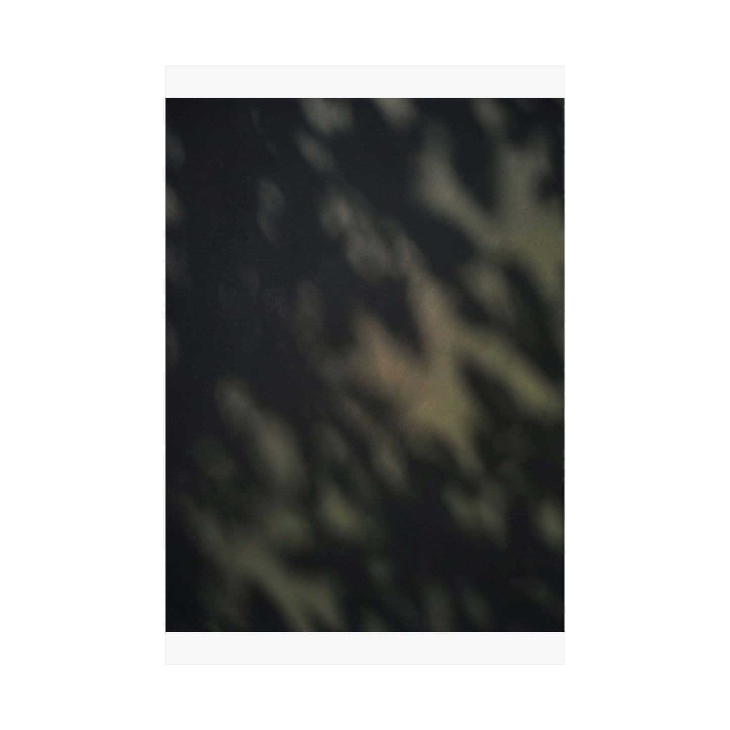Dappled Shadow Play Wall Art Print - Dark Japandi Ma