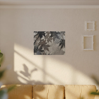 Shadow Play Texture Canvas Art | Cozy Japandi Art
