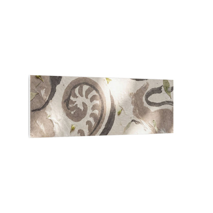 Dappled Ink Brushstroke Canvas Art - Japandi Ma