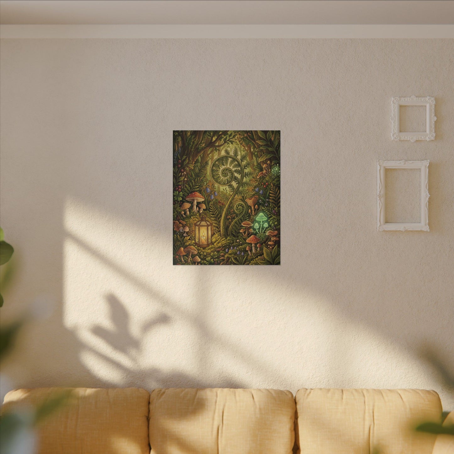 Elegant Ceramic Bowl Canvas Art - Minimal Line Japandi