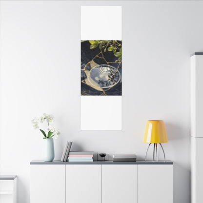 Water Ripple Spring Canvas Art | Kintsugi Beautiful Design