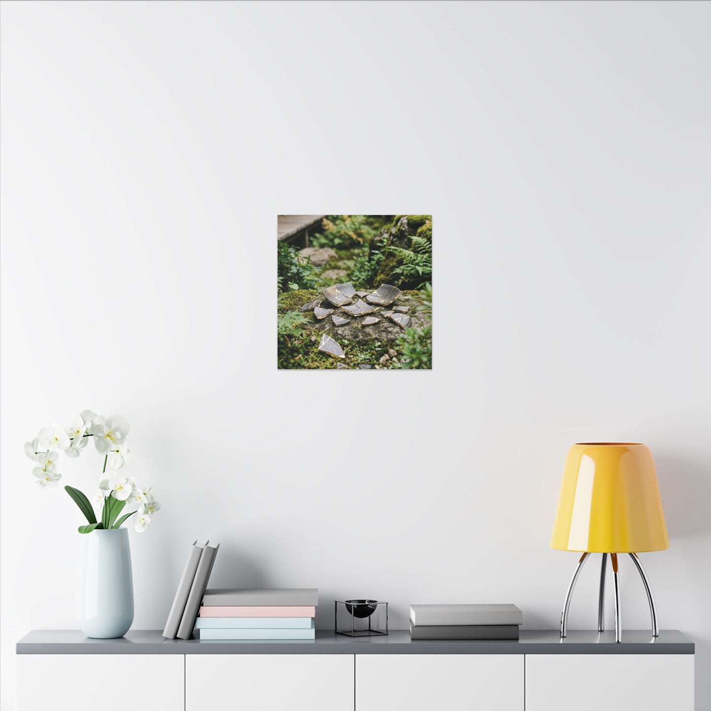 Summer Broken Pottery Gold Repair Canvas Art | Resilient Decor