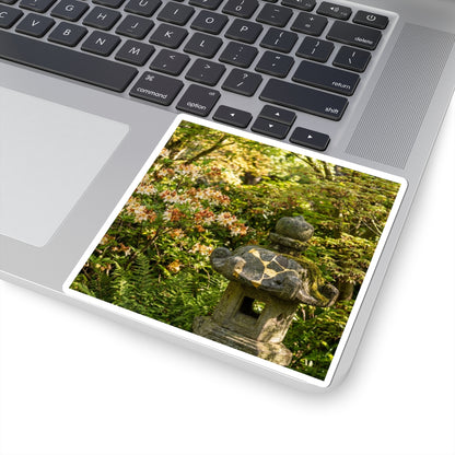 Spring Stone Lantern Gold Repair Sticker | Resilient Decor Art Print
