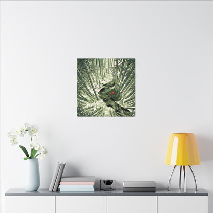 Peaceful Bamboo Grove Canvas Art - Ukiyo E Inspired Zen
