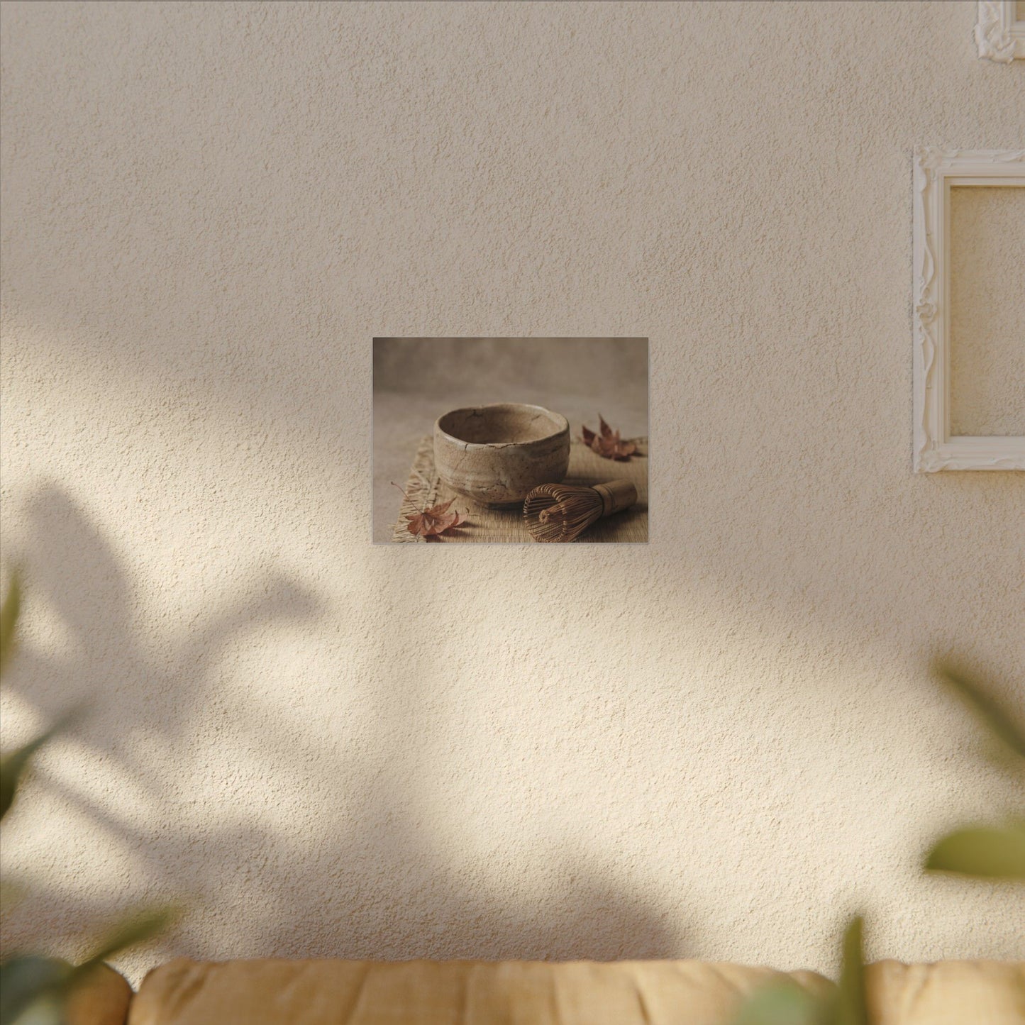 Ma Tea Ceremony Canvas Art - Japandi Texture