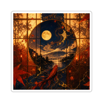 Healing Shoji Screen Sticker - Gold Vein Kintsugi