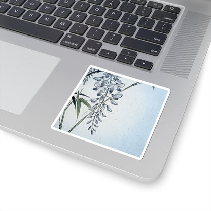 Winter Wisteria Ukiyo E Inspired Sticker | Tranquil Decor