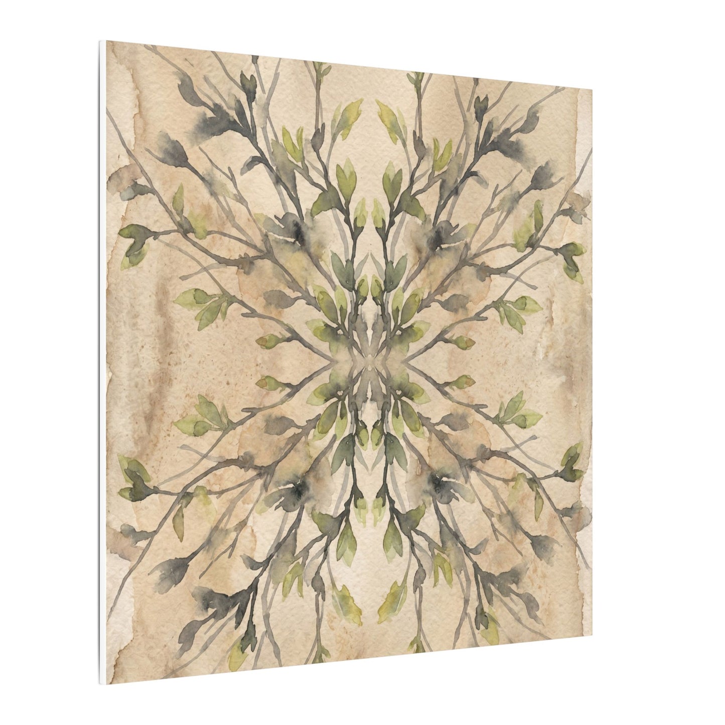 Shibui Shadow Play Canvas Art - Japandi Watercolor
