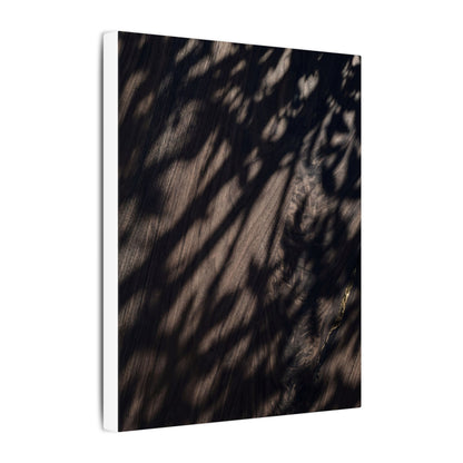 Shadow Play Summer Canvas Art | Dark Japandi Moody Design