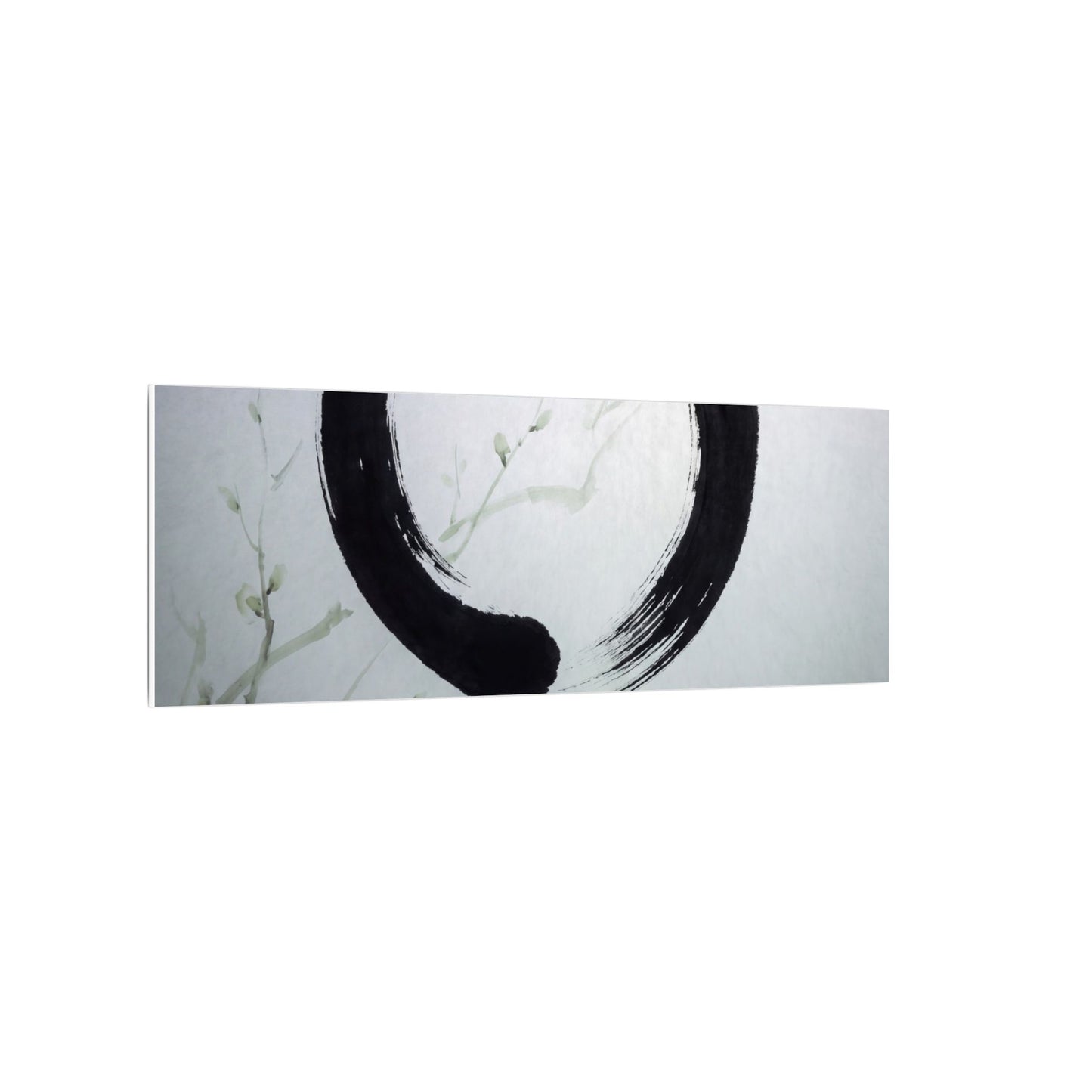 Tea Ceremony Enso Canvas Art | Peaceful Zen Art