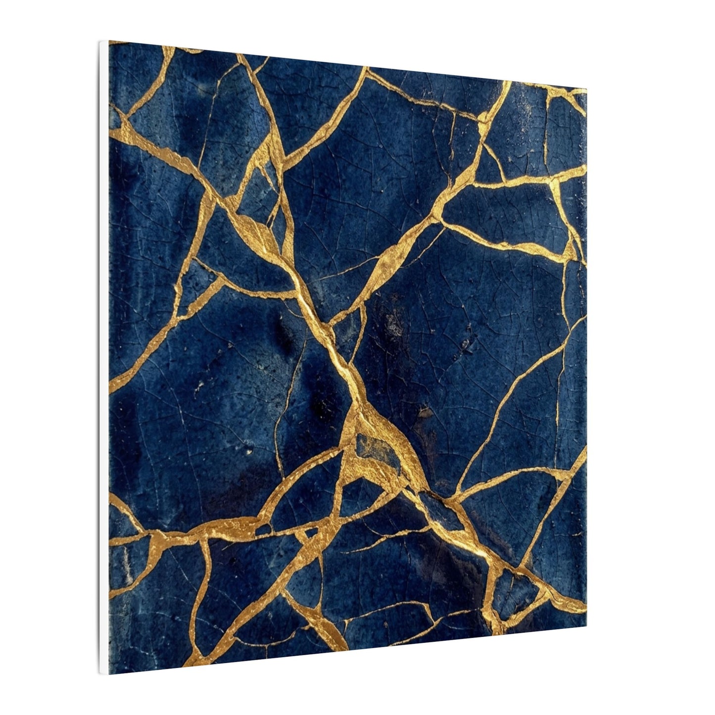 Kintsugi Crackle Canvas Art