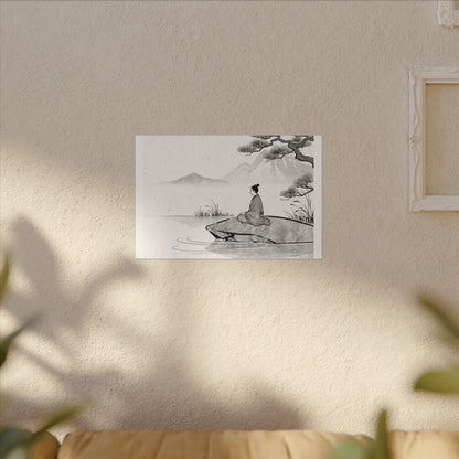 Meditation Harmonious Zen Ukiyo-e Canvas Art