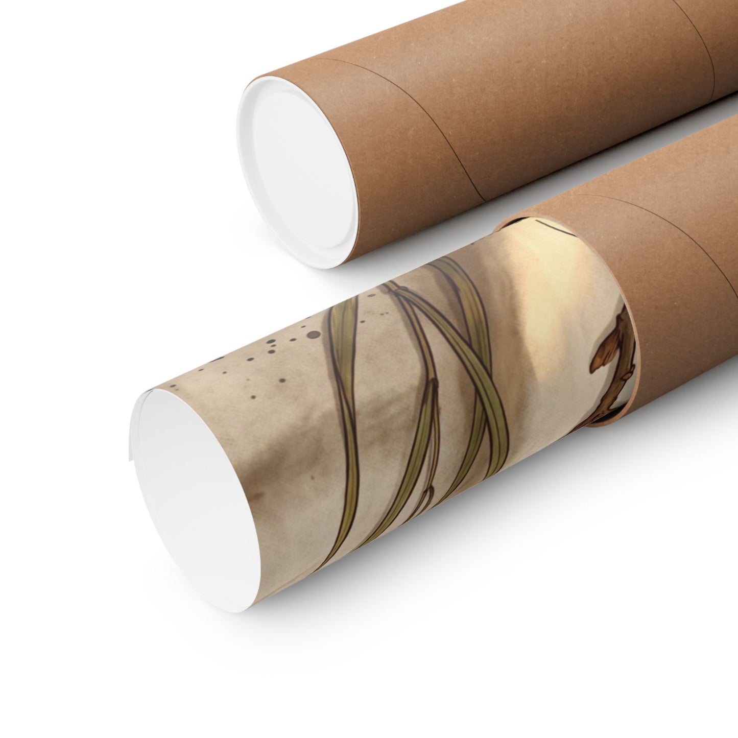 Spring Silk Drape Herbarium Wall Art Print | Nostalgic Decor