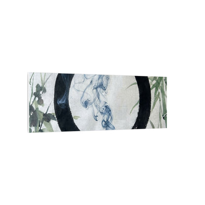 Zen Incense Smoke in Moonlight | Enso Canvas Art