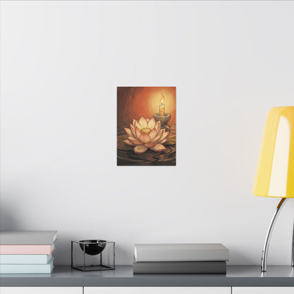 Fukinsei Dried Flowers Canvas Art - Japandi Texture