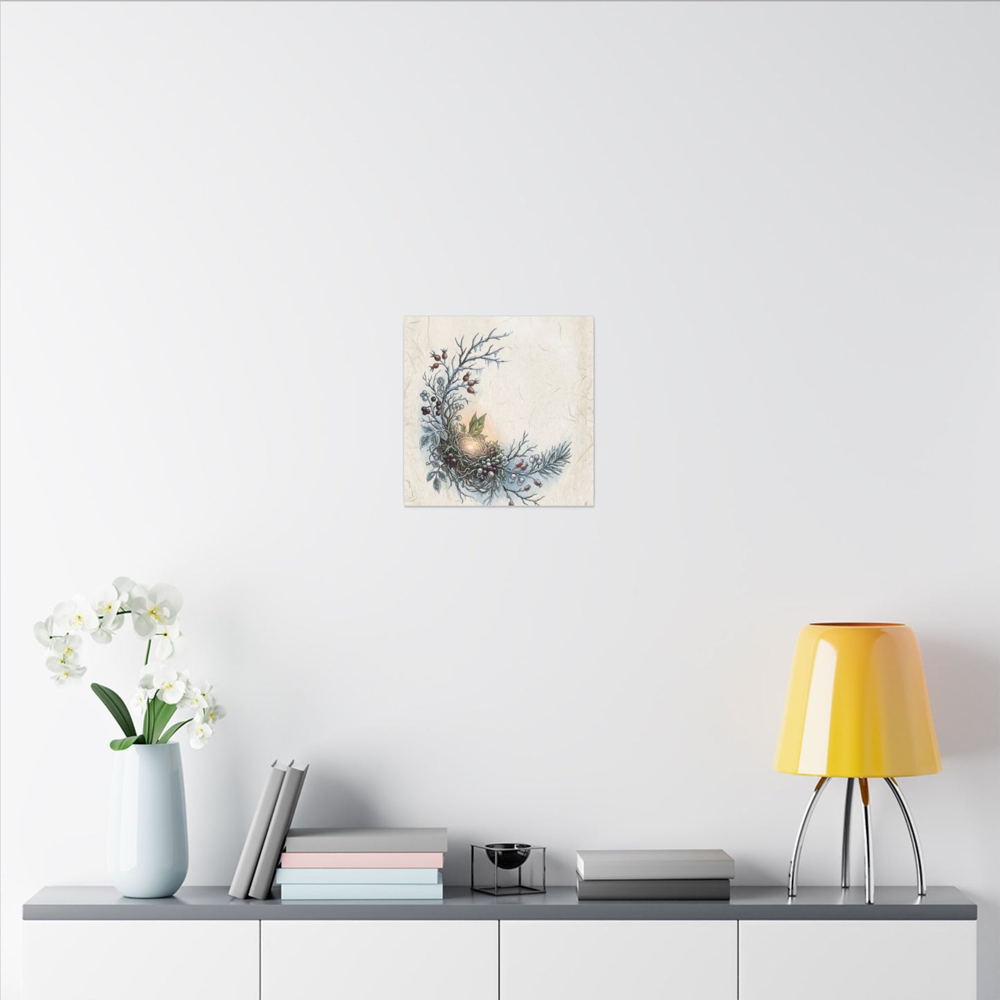 Winter Shoji Screen Forest Whimsy Canvas Art | Enchanting Decor