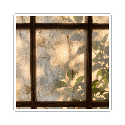 Warm Shoji Screen Sticker - Texture Japandi