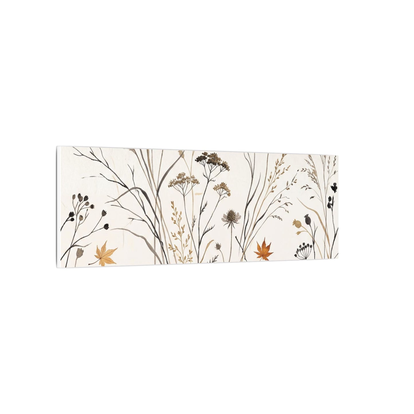 Dawn Dried Flowers Canvas Art - Japandi Kanso