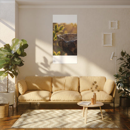 Golden Hour Ceramic Bowl Canvas Art - Dark Japandi Ma
