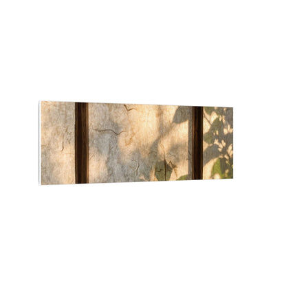 Golden Hour Shoji Screen Canvas Art - Japandi Mono No Aware