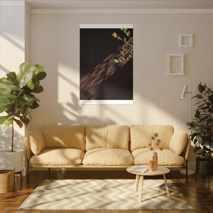 Rust Patina Moody Minimal Canvas Art | Sophisticated Dark Japandi Art