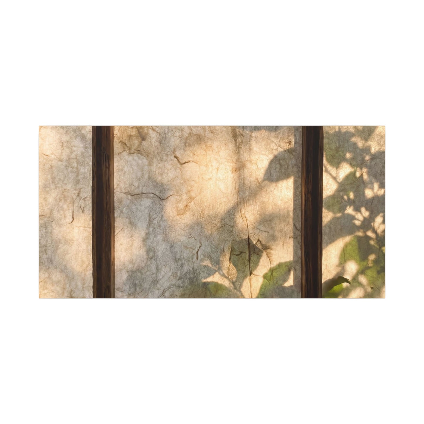 Golden Hour Shoji Screen Canvas Art - Japandi Mono No Aware