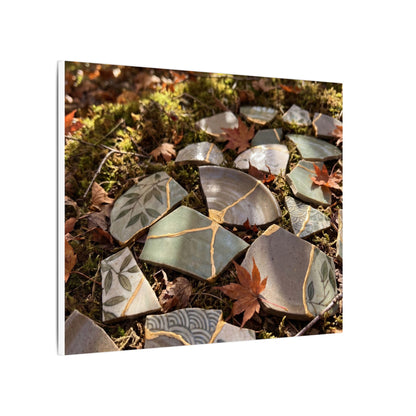 Broken Pottery Japanese Pattern Canvas Art | Elegant Japandi Art
