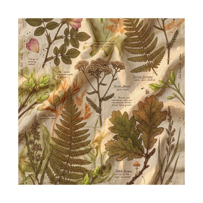 Spring Silk Drape Herbarium Wall Art Print | Nostalgic Decor