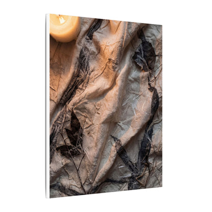Candlelight Silk Drape Canvas Art - Japandi Mono No Aware