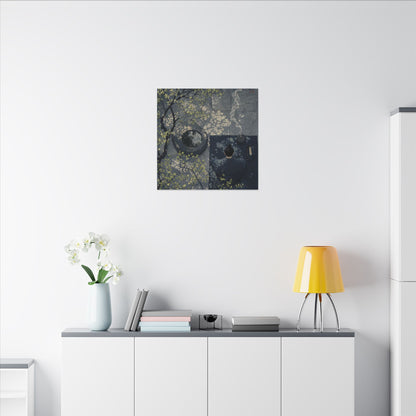 Spring Incense Smoke Ukiyo E Inspired Canvas Art | Tranquil Decor