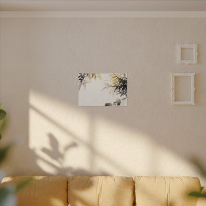 Tea Ceremony Sumi E Canvas Art | Serene Zen Art