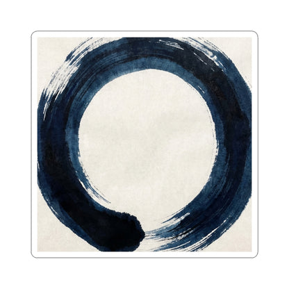 Balanced Meditation Zen Enso Sticker | Balanced Meditation Enso Art Print
