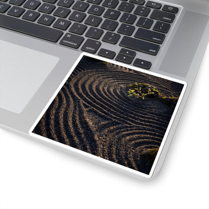 Rock Garden Spring Sticker | Dark Japandi Moody Design