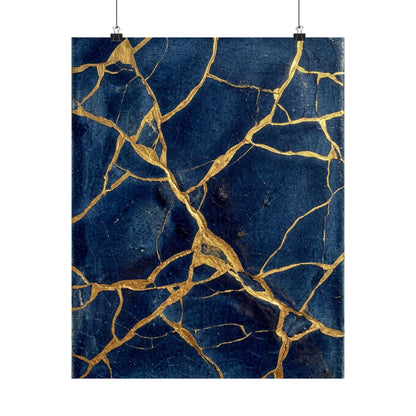 Kintsugi Crackle Wall Art Print Art Print