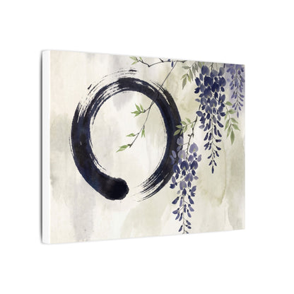 Wisteria Enso Canvas Art | Serene Zen Art