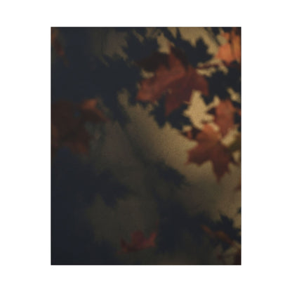 Shadow Play Canvas Art | Autumn Dark Japandi Moody Minimal Art