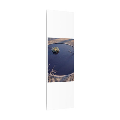 Lotus Flower Canvas Art | Winter Zen Karesansui Art