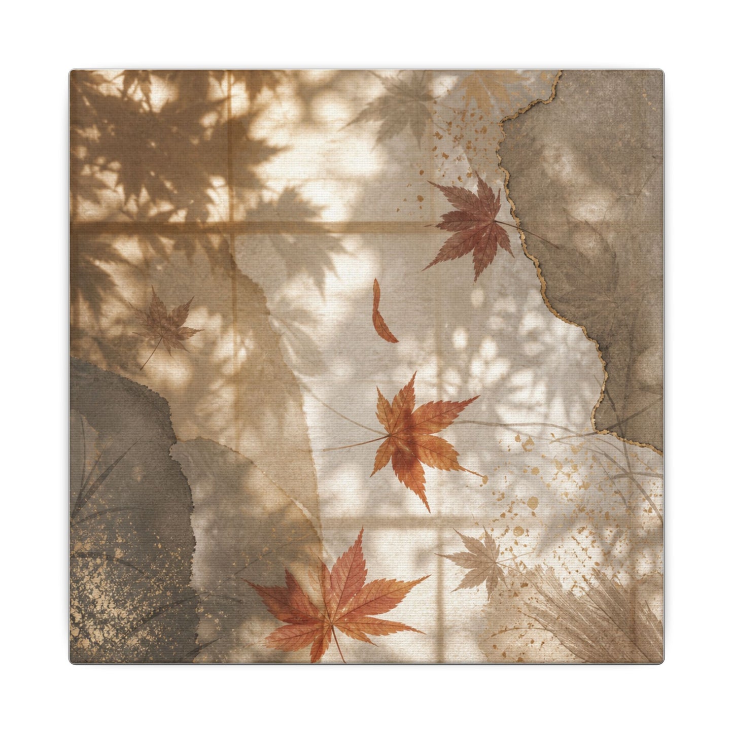 Datsuzoku Shoji Screen Canvas Art - Japandi Japanese Pattern