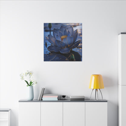 Kintsugi Lotus Flower in Dawn | Broken Beauty Canvas Art