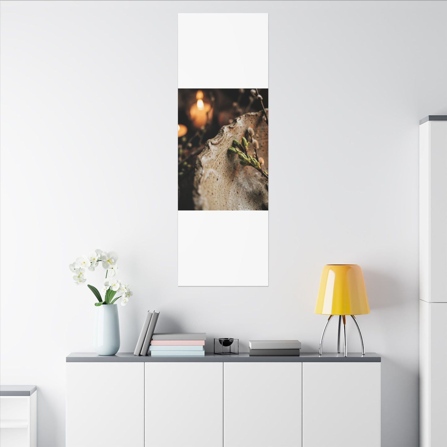 Overcast Ceramic Bowl Canvas Art - Japandi Ma