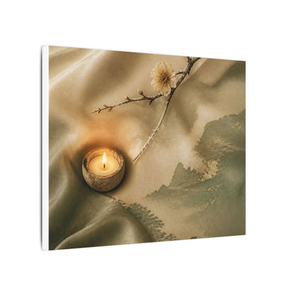 Silk Drape Japanese Pattern Canvas Art | Warm Japandi Art