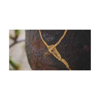 Dawn Tea Ceremony Canvas Art - Kintsugi Mono No Aware